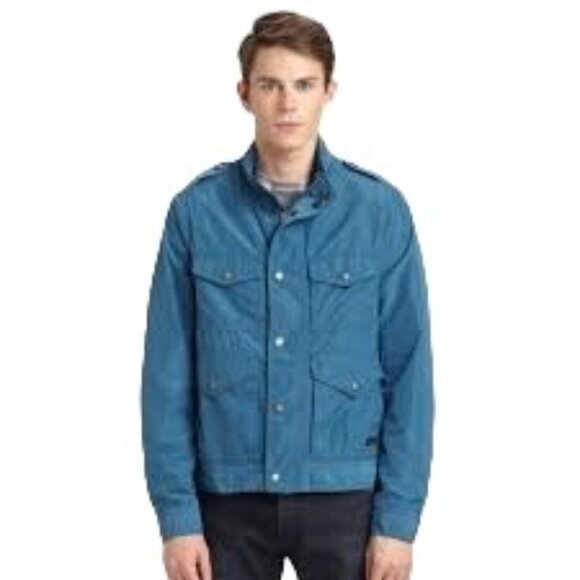 N-8. Burberry Brit Authenticated Jacket Blue XXL (Fits Like Large) - Picture 1 of 8